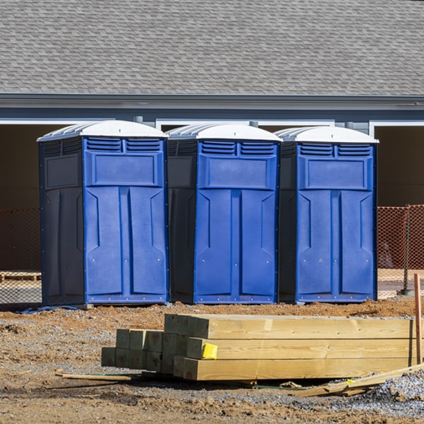 what is the expected delivery and pickup timeframe for the portable restrooms in Smartsville CA
